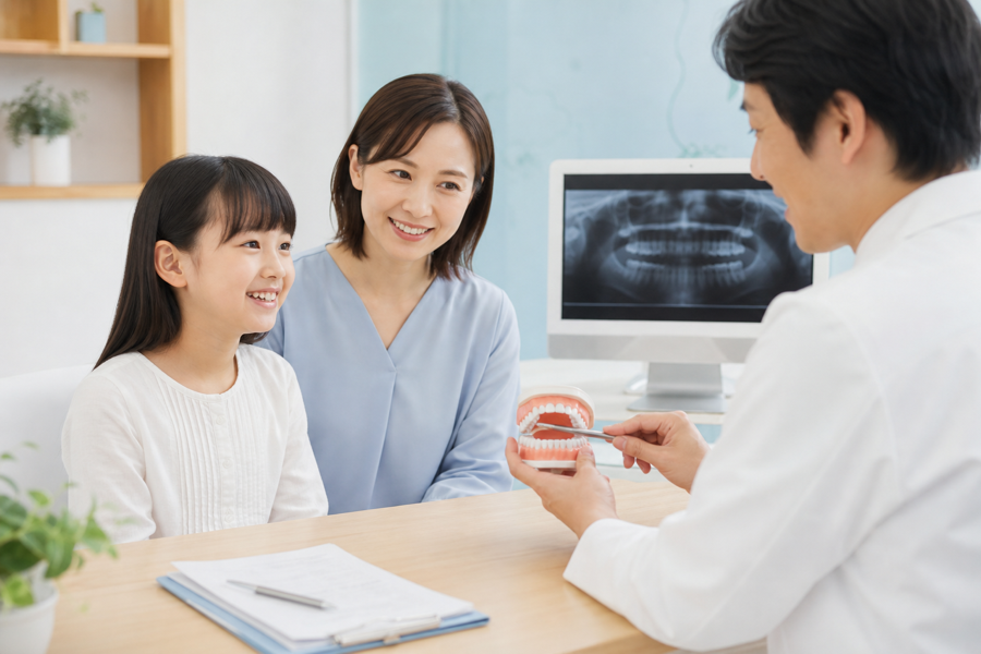 子どもの矯正相談の様子