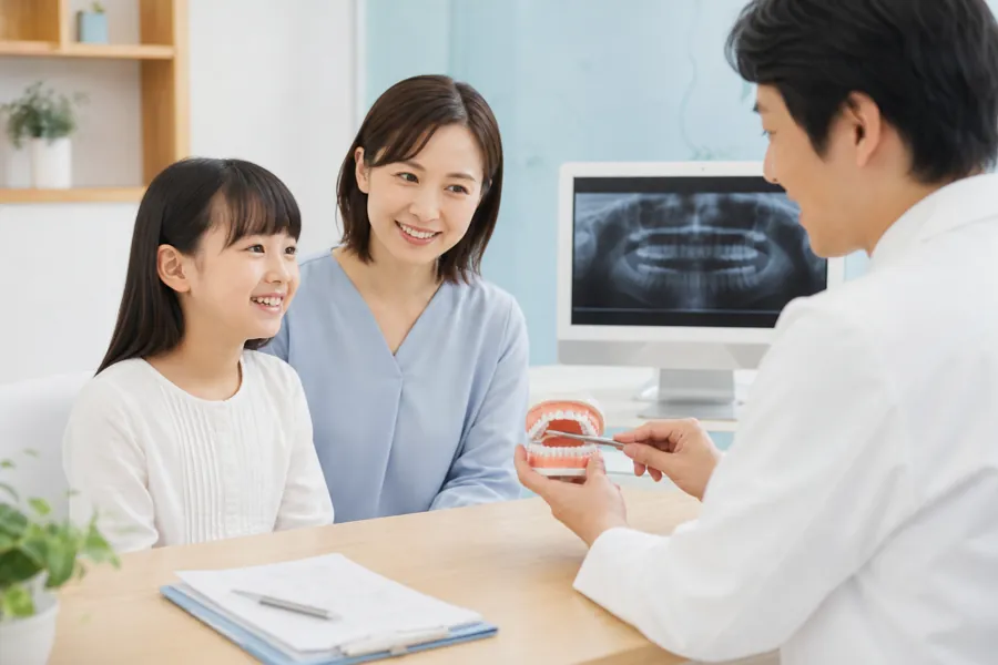 子どもの矯正相談の様子